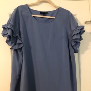 Lane Bryant flutter sleeve top